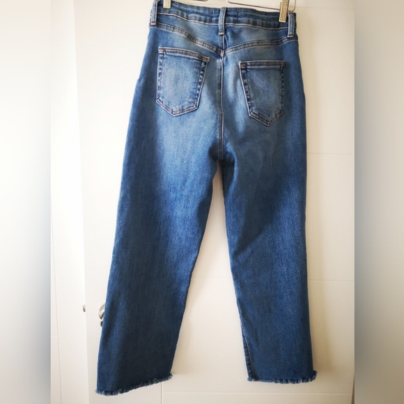 Just Black Denim - size 28 - Original Straight Cropped - medium wash - Picture 2 of 4
